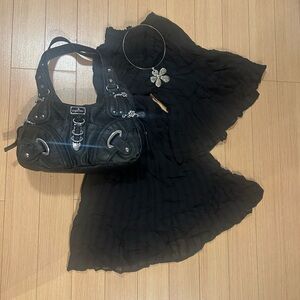 Black Sheer Off the Shoulder Dress